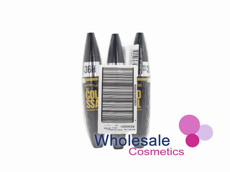 9 x Maybelline The Colossal Longwear Mascara 36H - 01 BLACK